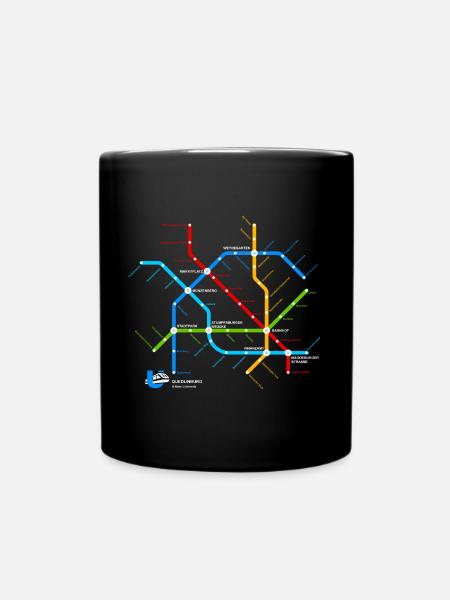 Quedlinburg (U-Bahn-Liniennetz-Edition) - Mug uni - noir
