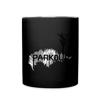 Parkour Ninja - noir-blanc - Mug uni - noir - Devant