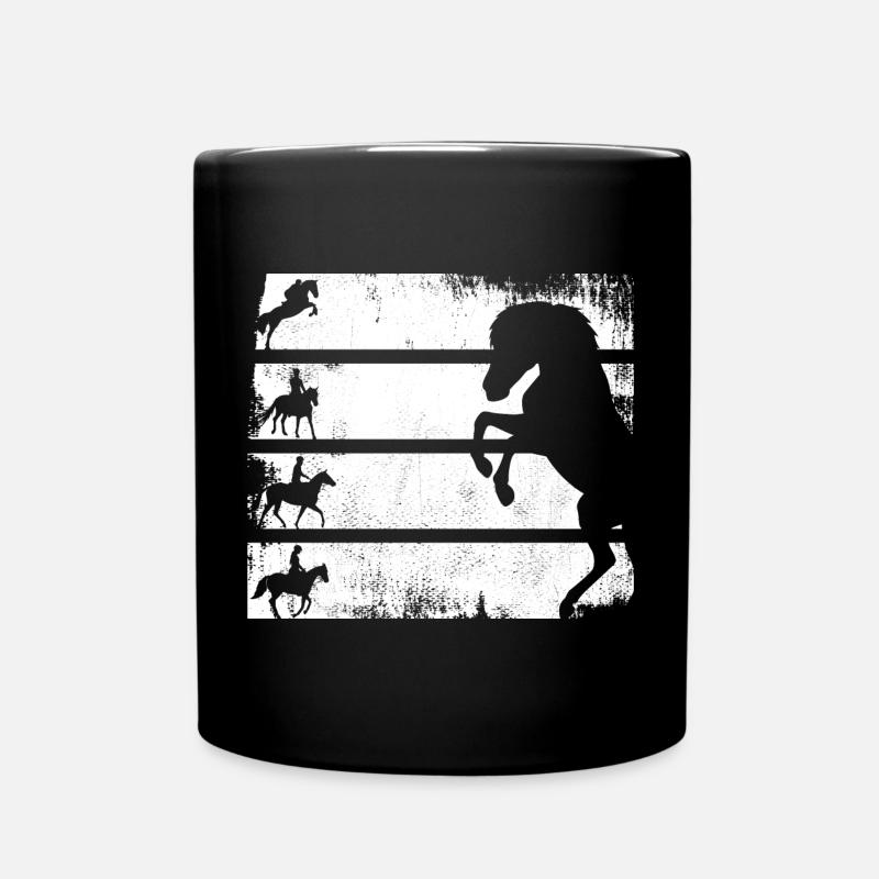 Horsemanship - Tasse einfarbig - Schwarz