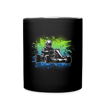 Go-Kart Motorsport Karts Enfants Garçons Kart Racing - Mug uni - noir - Devant