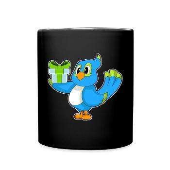 Papagei Geburtstag Paket - Tasse einfarbig - Schwarz - Vorne