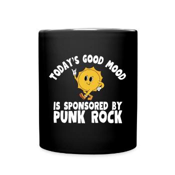 Punk Rock Mignon Vintage Rétro - Mug uni - noir - Devant