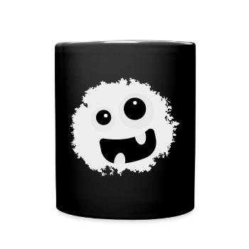 Laughing Monster - Halloween - Ghost - Ghost - Full Colour Mug - black - Front