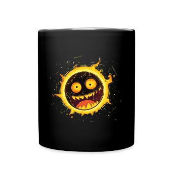 Éclipse solaire 8 avril 2024 Éclipse solaire totale - Mug uni - noir - Devant