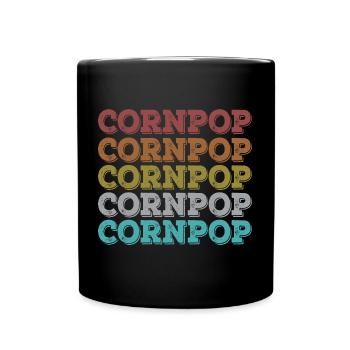 Corn Pop Was A Bad Dude Retro Cornpop Meme - Tasse einfarbig - Schwarz - Vorne