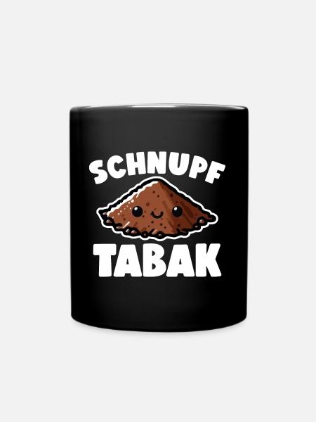 Schnupftabak Priis Schnupftabak Dose - Tasse einfarbig - Schwarz