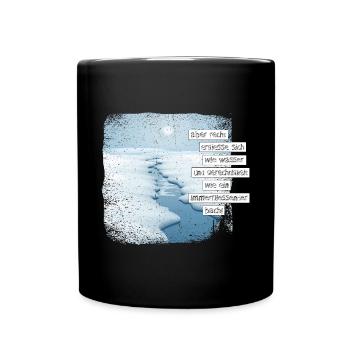 Mais que la justice coule comme de l’eau. - Mug uni - noir - Devant