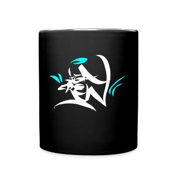 Graffiti Tag JGA Crew Angel 01 2C - Tasse einfarbig - Schwarz - Vorne