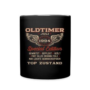 30. Geburtstag Oldtimer Juli 1994 Jahrgang 1994 - Tasse einfarbig - Schwarz - Vorne