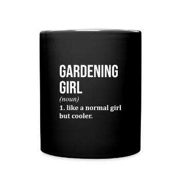 jardinage - Mug uni - noir - Devant