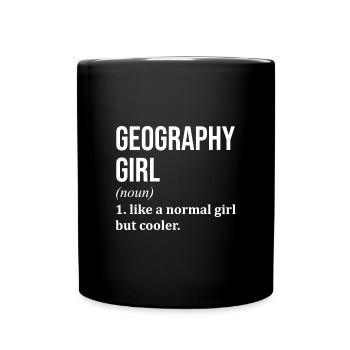 Geography - Full Colour Mug - black - Front