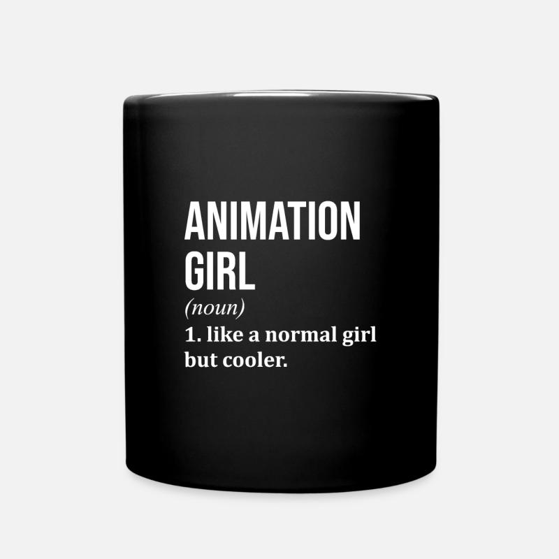 animation - Mug uni - noir