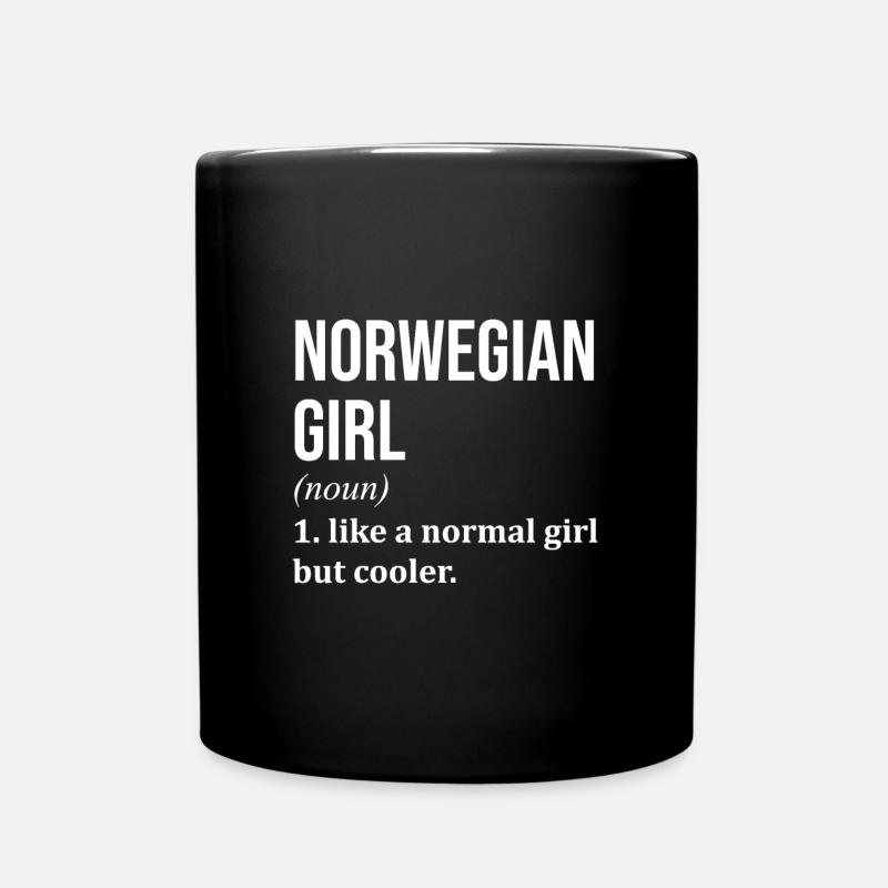 Norvège - Mug uni - noir