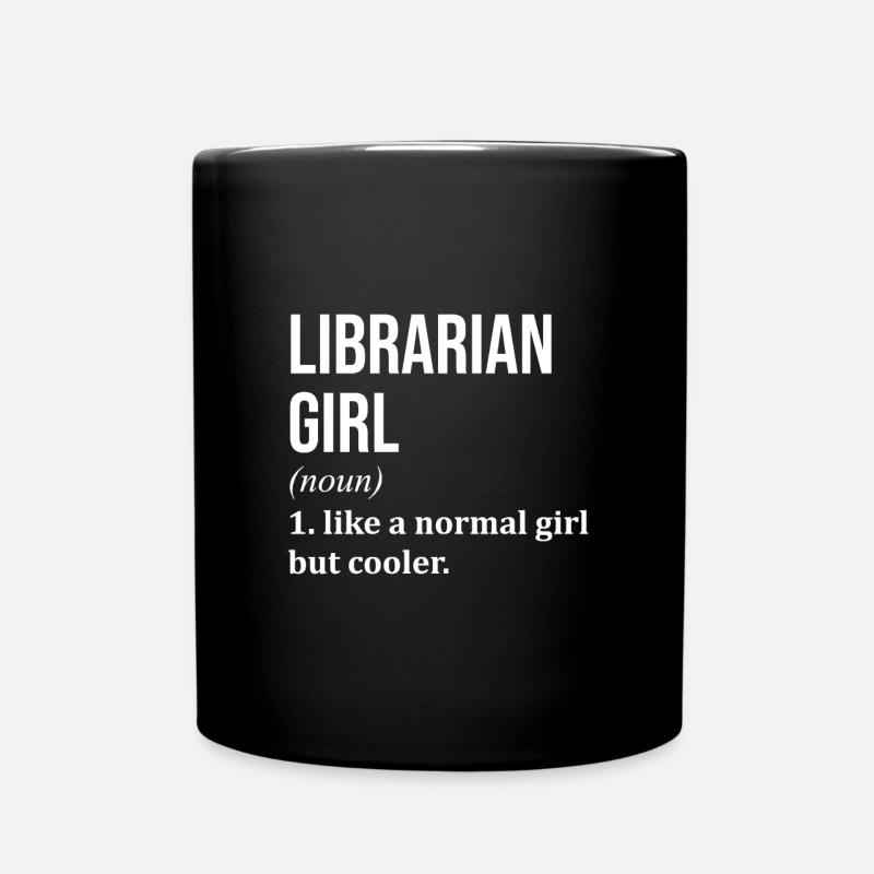 Bibliothekar - Tasse einfarbig - Schwarz
