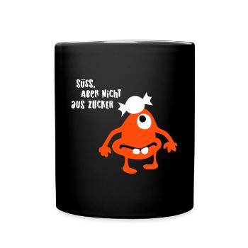 Monstre Mignon Mignon Sucre Bande Dessinée Cool Dictons - Mug uni - noir - Devant