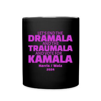 Ensemble, nous pouvons mettre fin au drame et au traumatisme - Mug uni - noir - Devant