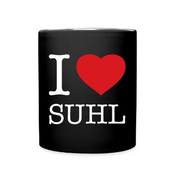 I LOVE SUHL - Full Colour Mug - black - Front