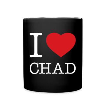 I LOVE CHAD - Full Colour Mug - black - Front