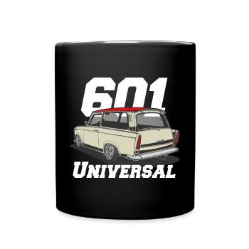 universal 601 low Trabi - Tasse einfarbig - Schwarz - Vorne