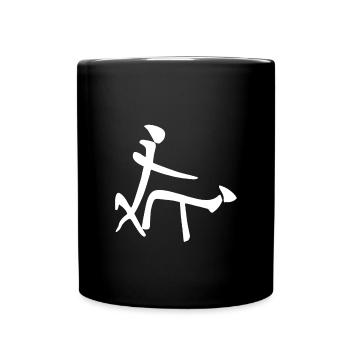 Chinese sign sex doggystyle White - Full Colour Mug - black - Front
