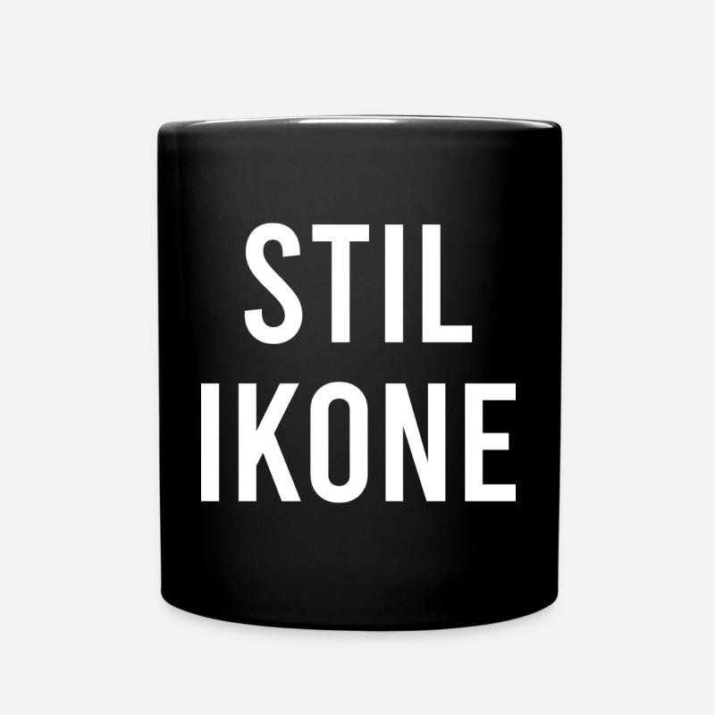 STILIKONE - Tasse einfarbig - Schwarz
