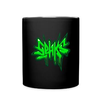 sehks green 3d - Full Colour Mug - black - Front