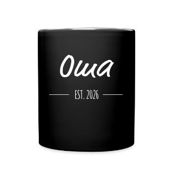 Grandma Est. 2026 – Proud Grandma since 2026 - Full Colour Mug - black - Front