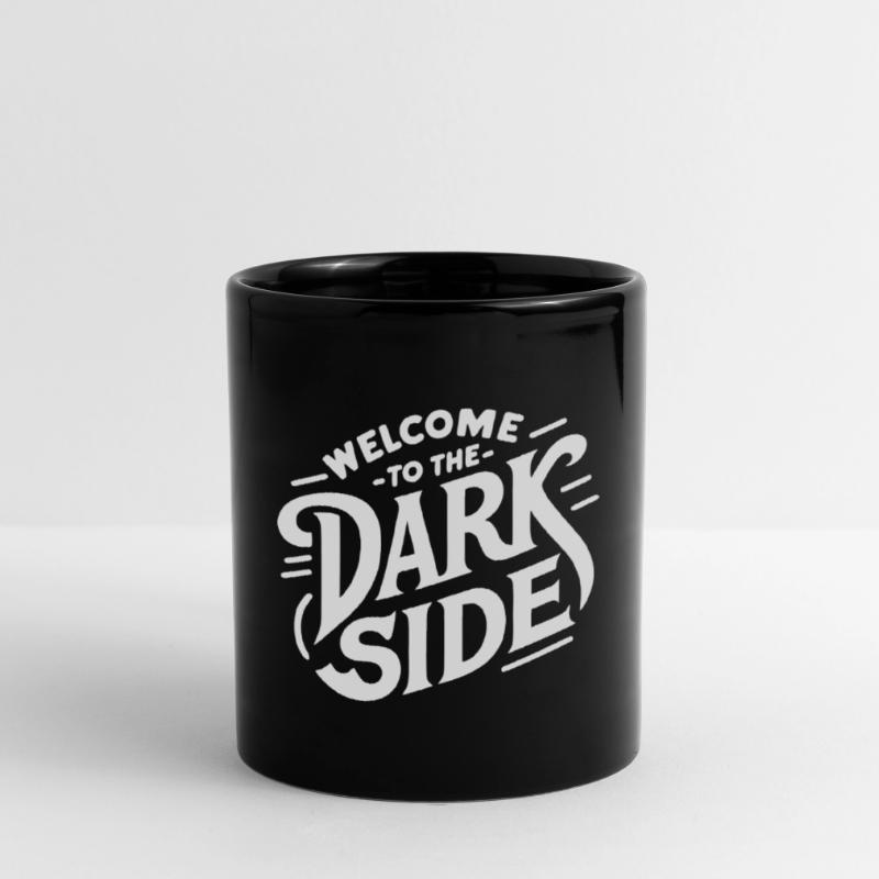 Die dunkle Seite (dunkel) Tasse einfarbig