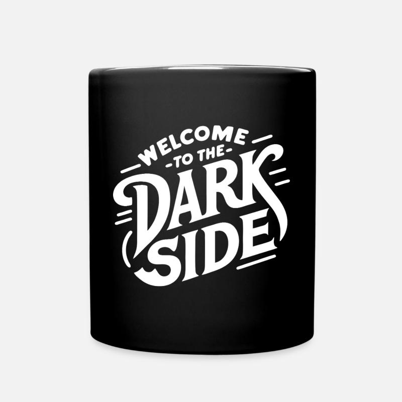 Die dunkle Seite (dunkel) - Tasse einfarbig - Schwarz