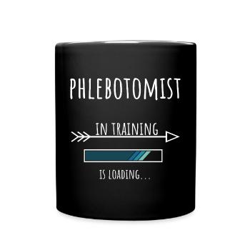 Phlebotomist in Ausbildung Beruf Geschenk - Tasse einfarbig - Schwarz - Vorne