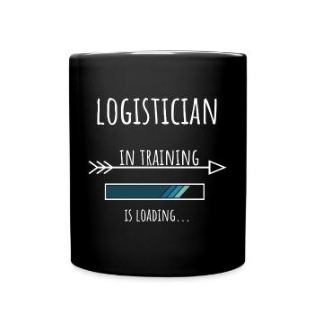 Logistician in Training Profession Gift - Full Colour Mug - black - Front