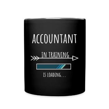 Accountant in Education Profession Gift - Full Colour Mug - black - Front