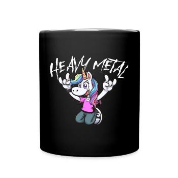 Licorne Métal Road Trip Design Enfants Filles - Mug uni - noir - Devant
