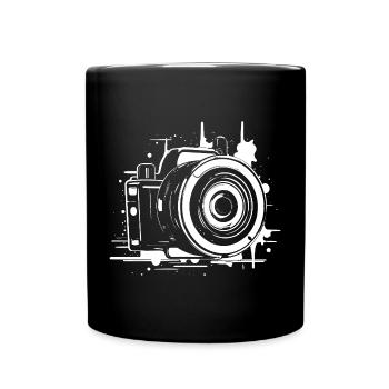 Camera - Full Colour Mug - black - Front
