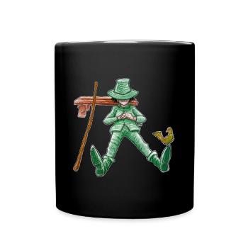 Une sieste pour le vagabond vert "GreenVagrant" - Mug uni - noir - Devant