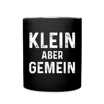 Sarcastic saying: Small but mean - Full Colour Mug - black - Front