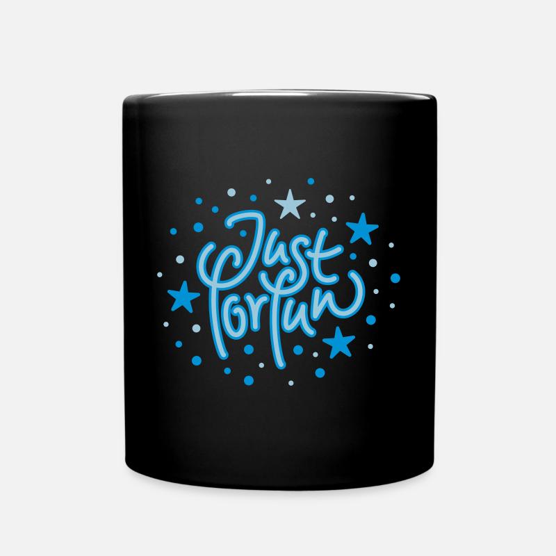 just for fun - stars (b) - Mug uni - noir