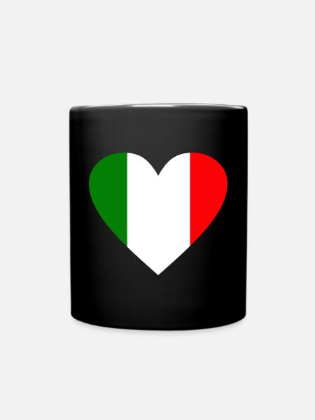 Italie - Mug uni - noir