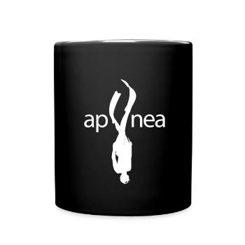 Apnoe Tauchen - Tasse einfarbig - Schwarz - Vorne
