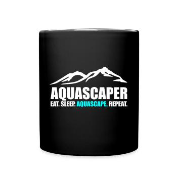 Aquascaping Aquascape Aquarium Cadeau Poisson - Mug uni - noir - Devant