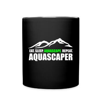 Aquascaping Aquascape Aquarium Cadeau Poisson - Mug uni - noir - Devant