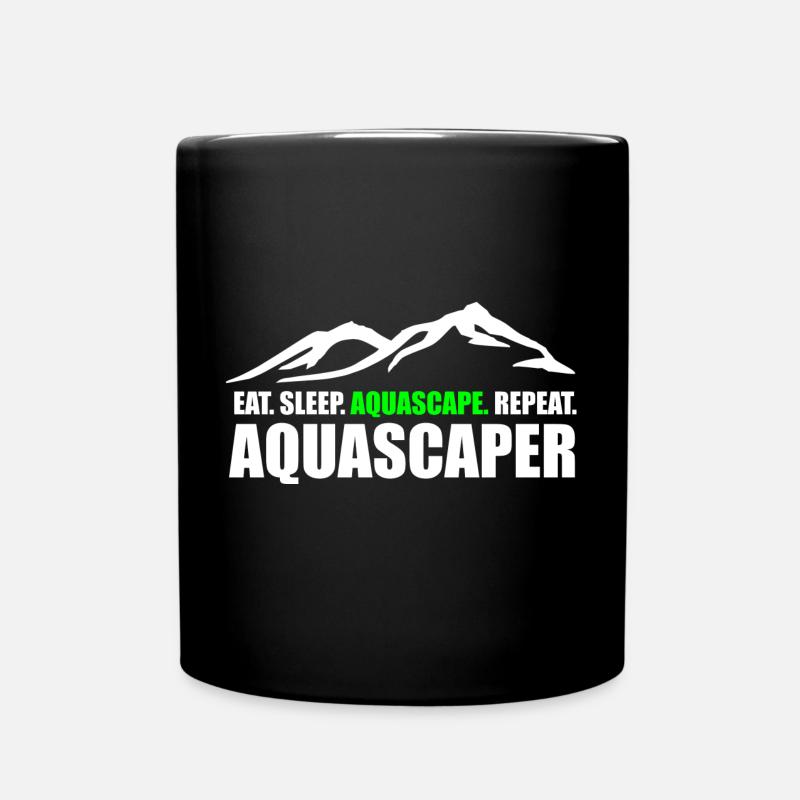 Aquascaping Aquascape Aquarium Cadeau Poisson - Mug uni - noir