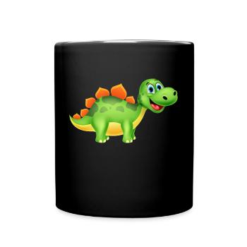 dinosaure - Mug uni - noir - Devant