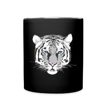 White Tiger - Full Colour Mug - black - Front