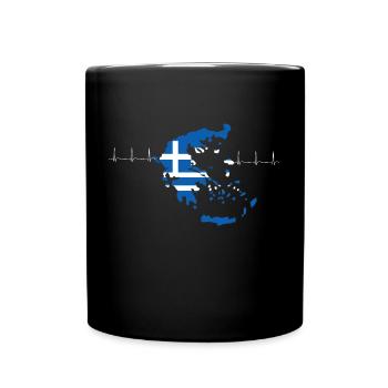 Greece - Full Colour Mug - black - Front