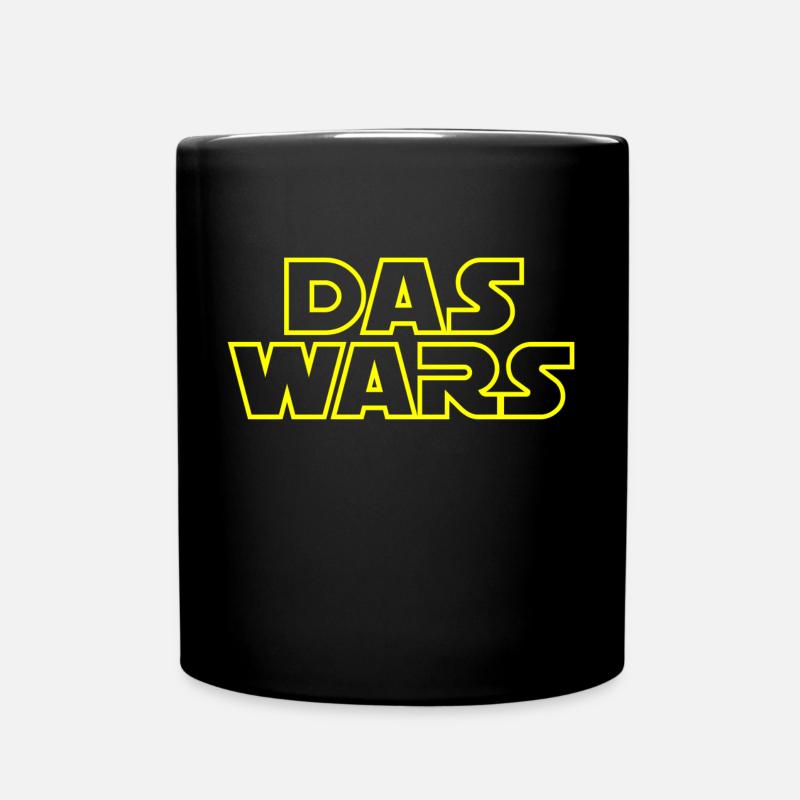 das wars transparent - Tasse einfarbig - Schwarz