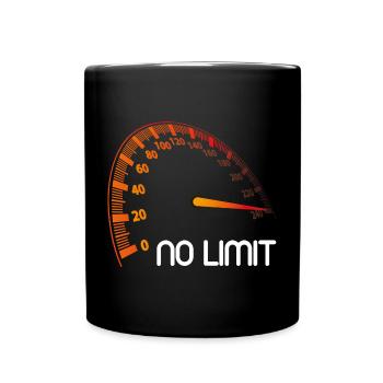 Tacho - No Limit - Tasse einfarbig - Schwarz - Vorne