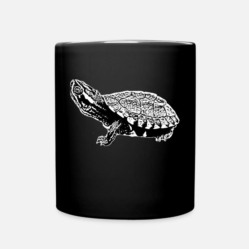 tortue - Mug uni - noir