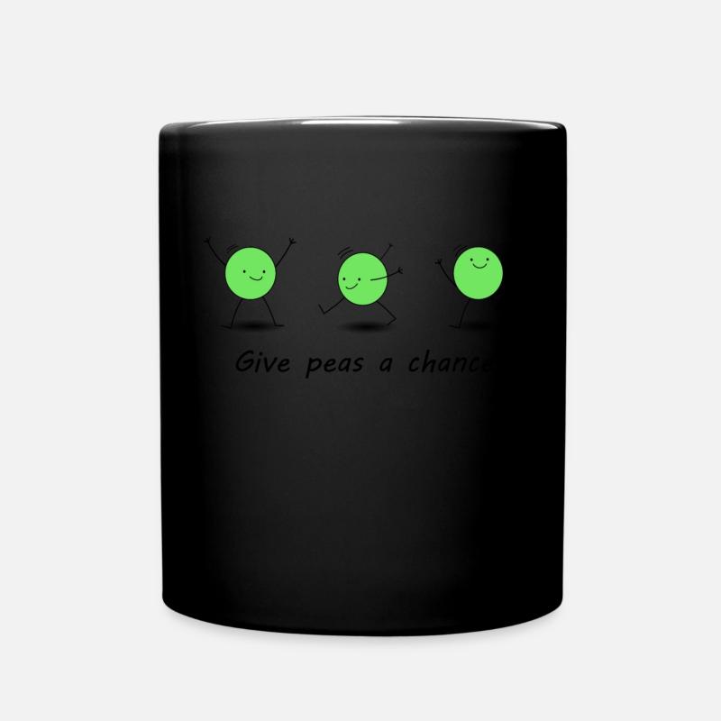 paix pois - Mug uni - noir