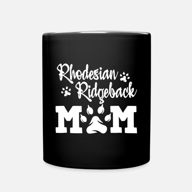 Rhodesian Ridgeback Mom Shirt - Full Colour Mug - black